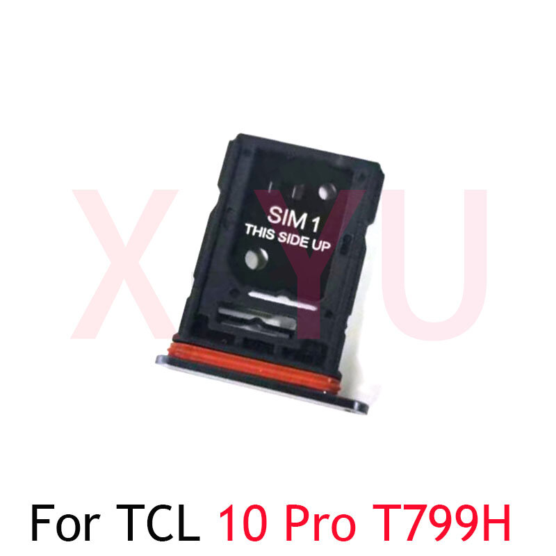 For TCL 10L T770H T770B 10 Plus T782H 10 5G T790H 10 Pro T799H REVVL 5G T790W SIM Card Tray Slot Holder Adapter Socket