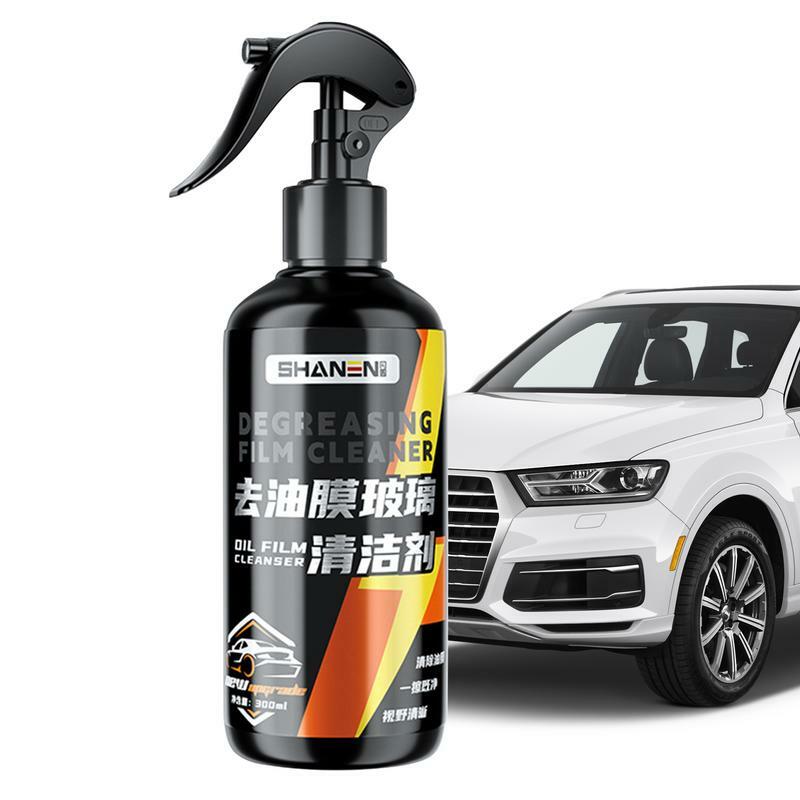 Car Glass Oil Film Stain Removal Cleaner 300ML Glass Cleaner For Home And Auto Cleaning Simple And Convenient Cleaner Without