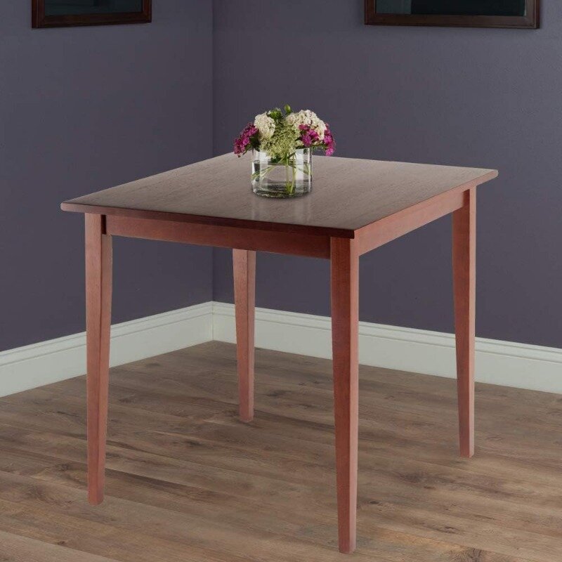 Winsome-mesa de centro de madera para comedor, nogal, 29,53x29,53x29,13
