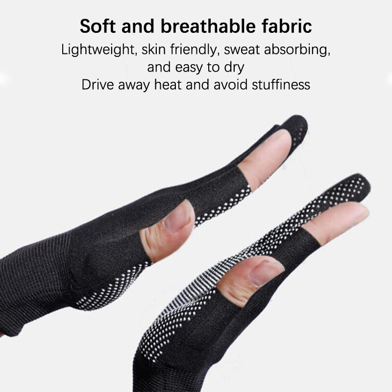 Sarung tangan pelindung pergelangan tangan reumatoid, sarung tangan kompresi Arthritis pereda nyeri sendi jari penuh 1 pasang
