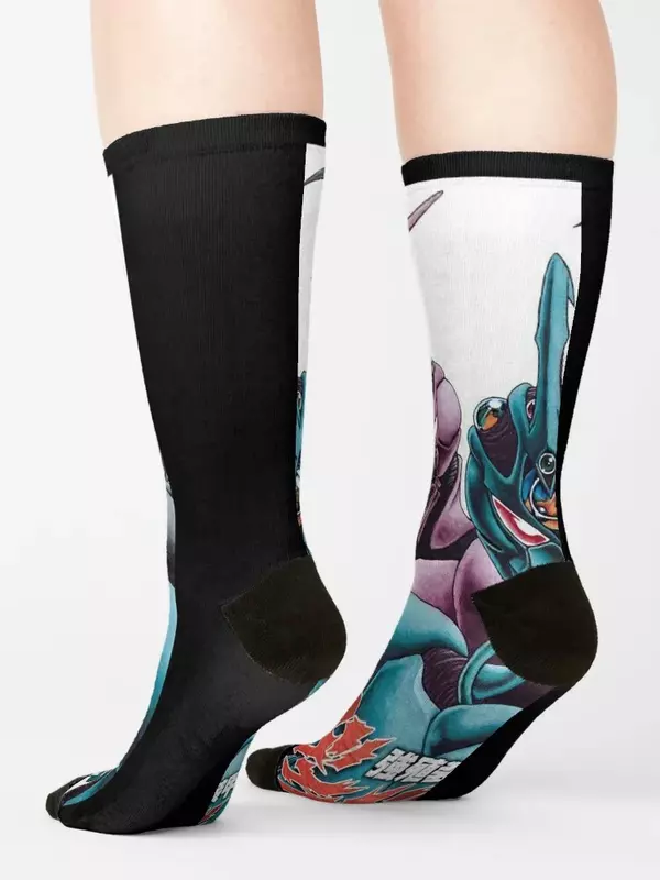 Guyver die bio boosted Rüstung klassische T-Shirt Socken warme Wintersport strümpfe Designer Marke Frauen Socken Männer