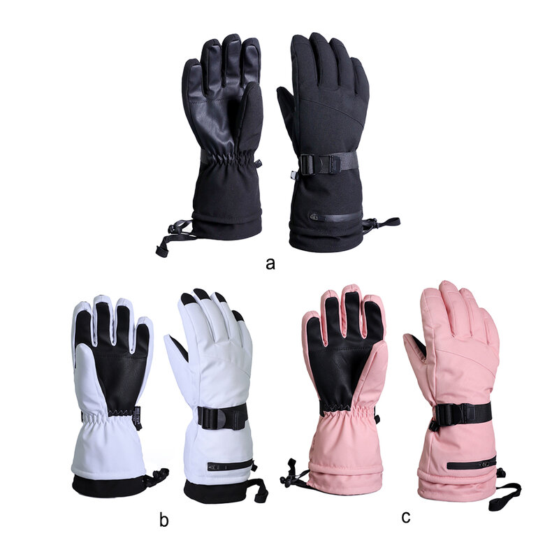 Ski Gloves Waterproof Gloves with Touchscreen Function Thermal Snowboard Gloves Warm Motorcycle Snow Gloves Men Women