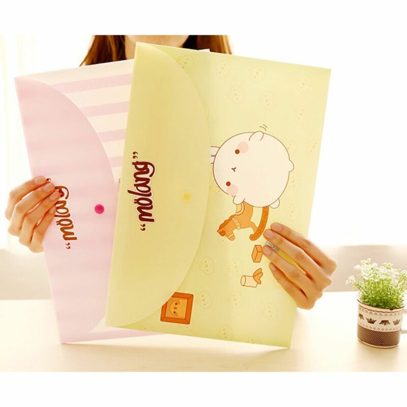 School Supplies A4 File Bag High Quality PVC Gift Storage Bag Stationery Floral File Bag