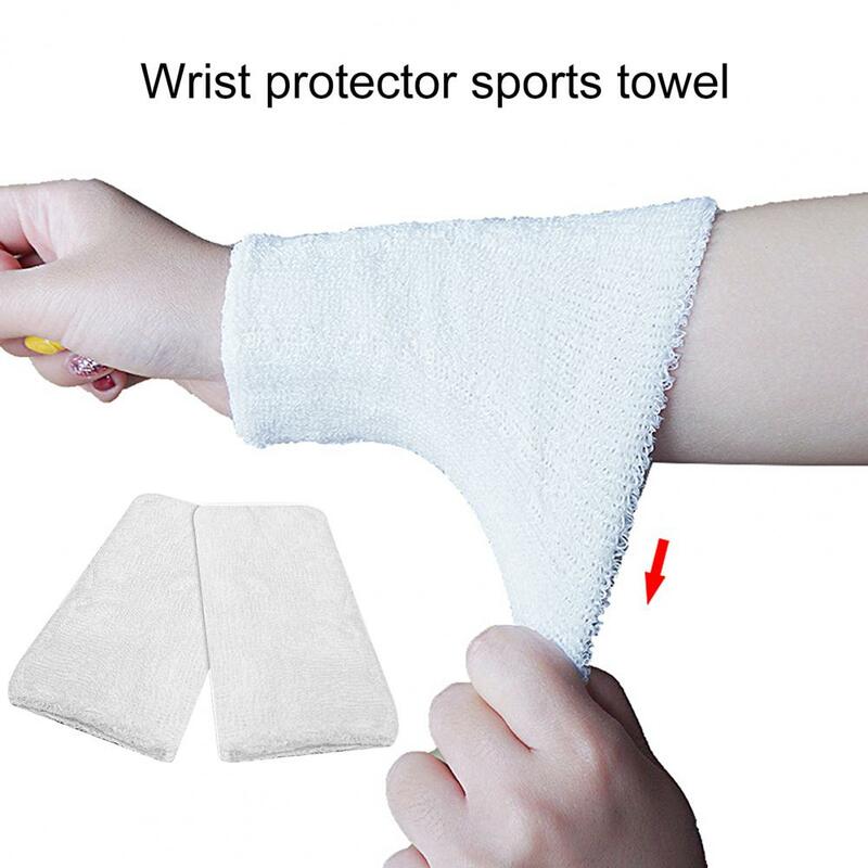 1pc pulseira de esportes de tênis moletom de pulso voleibol ginásio cinta de pulso suor absorção banda toalha pulseira de pulso guarda