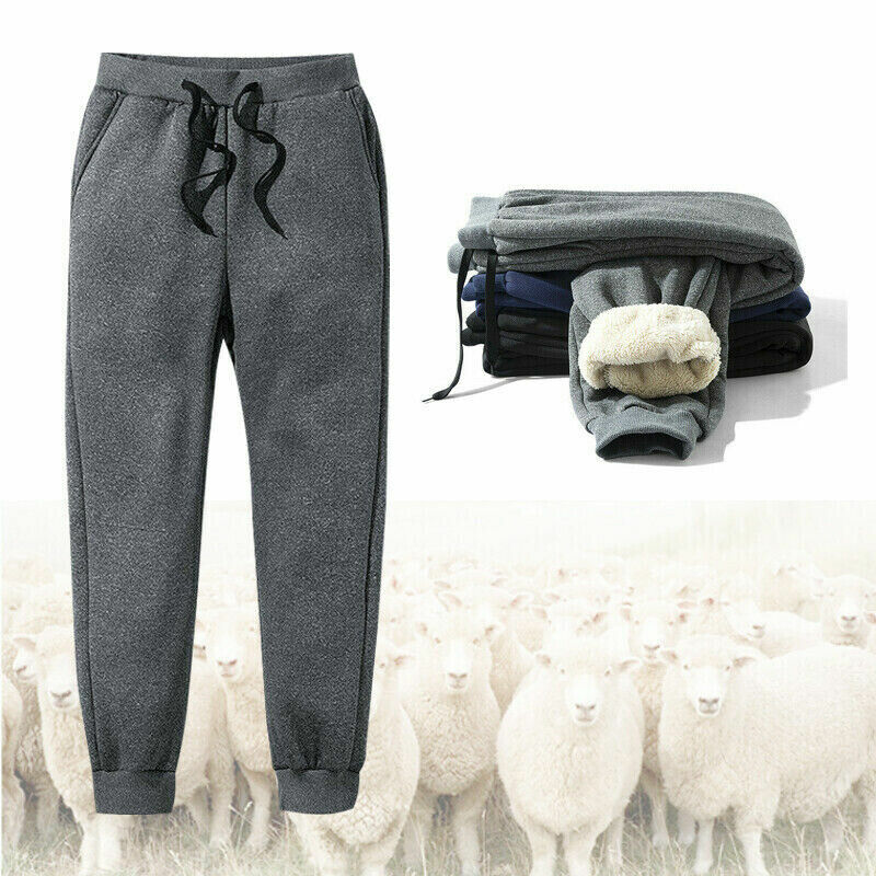 Pantalones holgados de lana para mujer, ropa deportiva cálida y gruesa, pantalones casuales cómodos de Color sólido, Harem, Otoño e Invierno