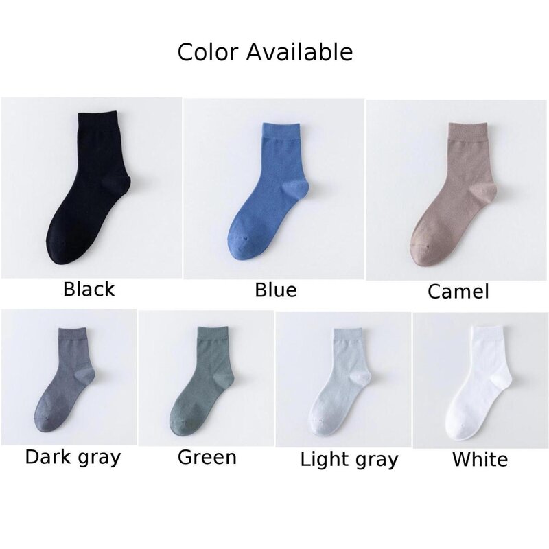 1 Pair Mens Womens Casual Ankle Socks Cotton Athletic Sports Crew Socks Athletic Solid Color Comfortable Soft Socks