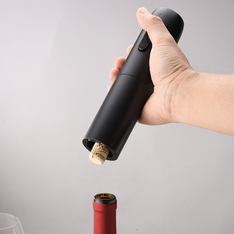 ที่เปิดไวน์แดงแบบไฟฟ้าที่เปิดจุกไวน์อัตโนมัติสำหรับเครื่องตัดฟอยล์ไวน์แดงอุปกรณ์ในครัวที่เปิดขวด