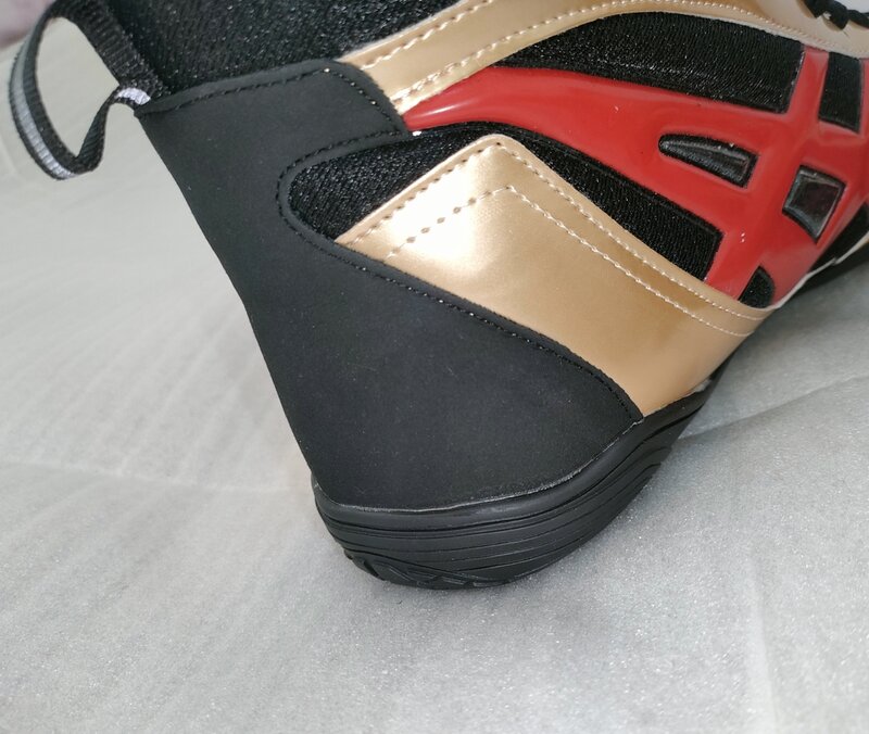 Profesjonalne trampki zapaśnicze męskie damskie oddychające bokserskie buty sportowe rozmiar 36-45 złote bokserskie buty bojowe