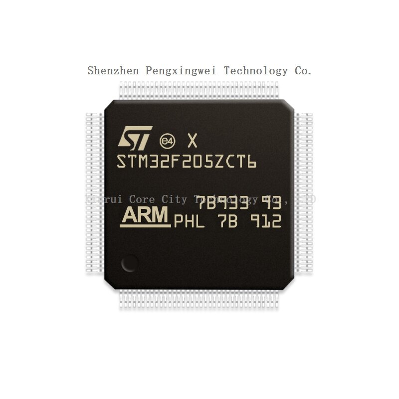 Microcontrolador de STM STM32, STM32F, STM32F205, ZCT6, STM32F205ZCT6, LQFP-144, MCU, MPU, SOC, 100% original, novo, no estoque