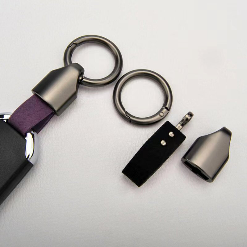 Luxe Mannen Vrouwen Sleutelhanger Mode Sleutelhanger Duurzaam Leer Voor Auto Sleutelhanger Houder Hoefijzergesp Accessoires Cadeau