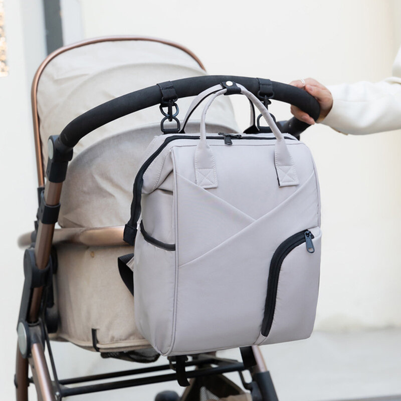 Prosty i przemyślany torba do przewijania konstrukcji wózka dziecięcego plecak na pieluchy mnóstwo miejsca do przechowywania