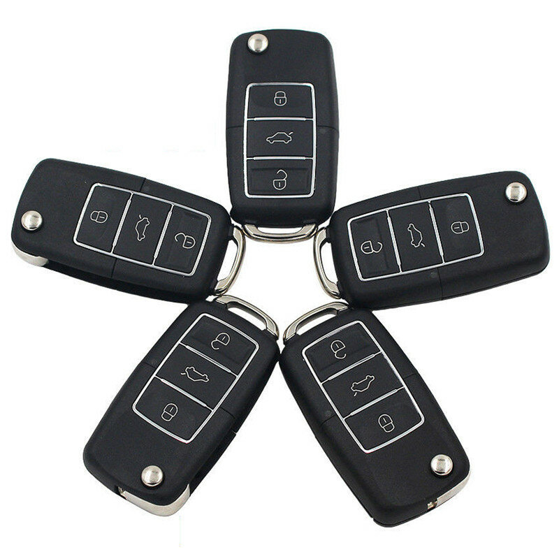 Accesorios de llave de coche remota KD de 3 botones para KD900/MINI/KD-X2, herramientas de programación, Control Universal, Serie B, negro, lujo, B01, 5 unidades por lote