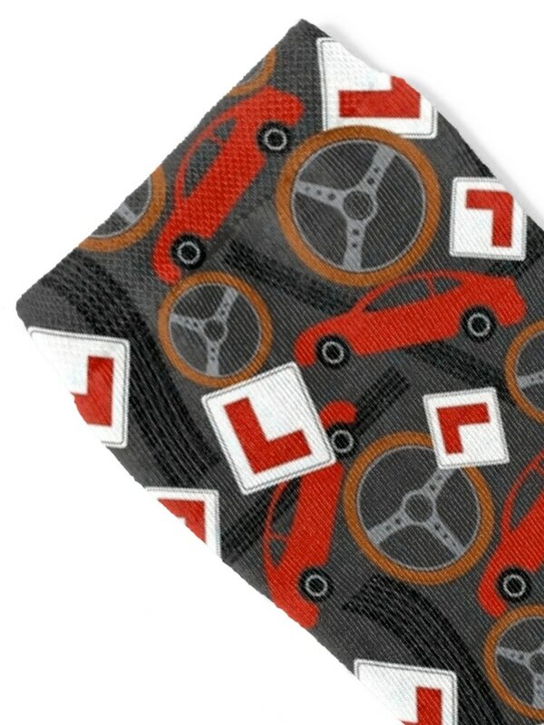 Driving Instructor Learner Driver Pattern Socks designer brand sports and leisure Socks For Women Men's