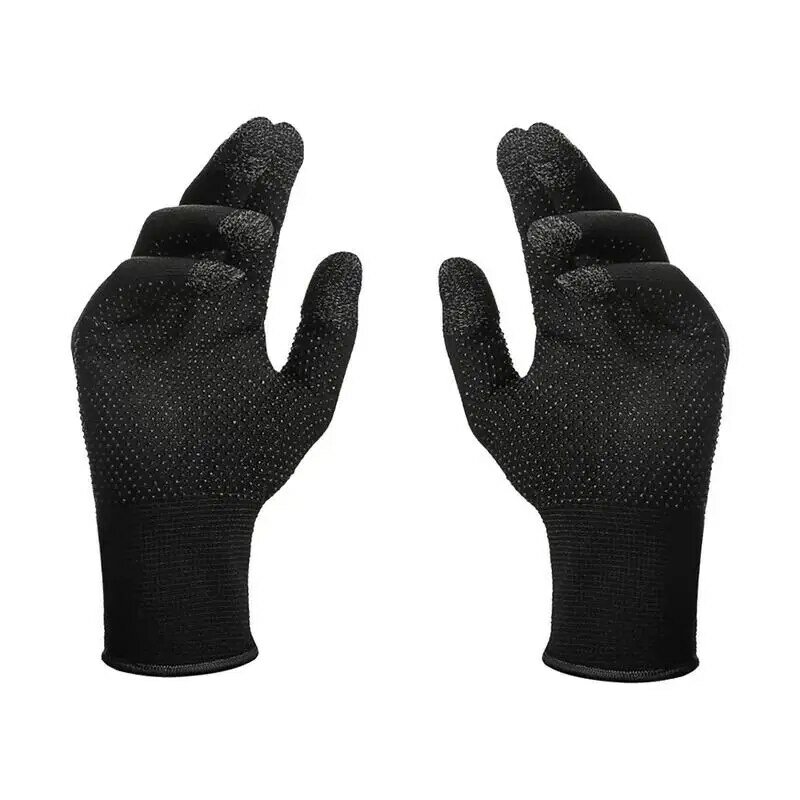 Перчатки с сенсорными пальцами, Зимние перчатки для мужчин и женщин, теплые перчатки для холодной погоды, рабочие перчатки с морозильником, Нескользящие силиконовые гелевые перчатки