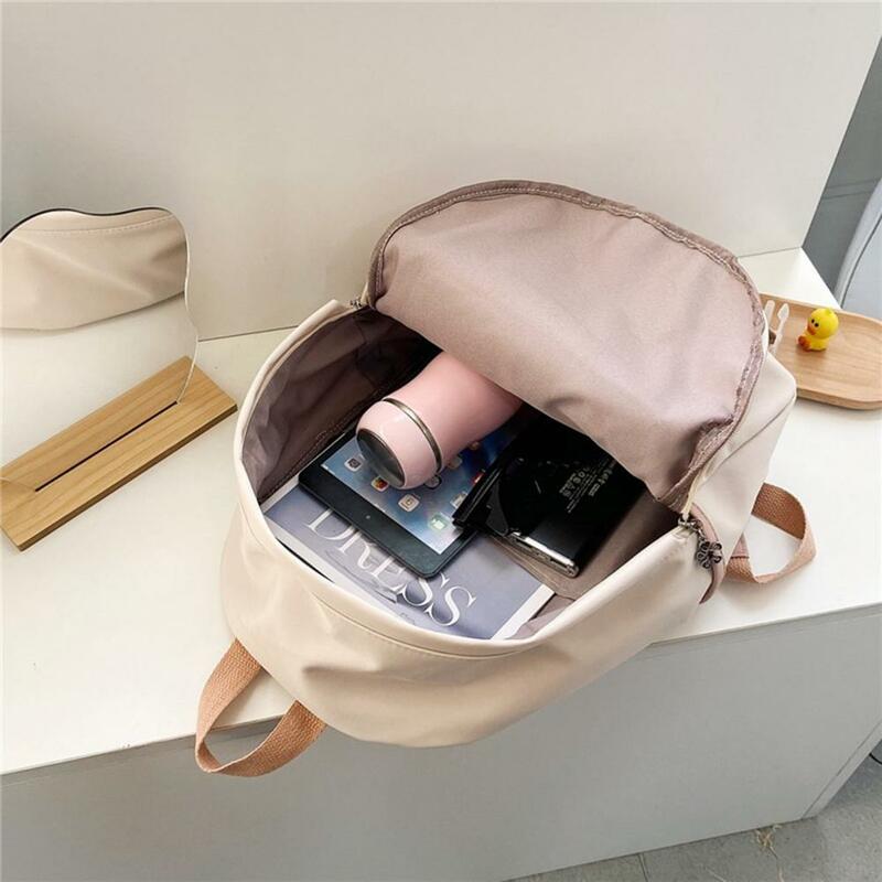 Japan Korean Style Convenient Lightweight College Bookbag Water Resistant for College School Students