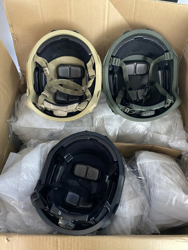 Helm Anti huru hara, helm lapisan Wendi pasukan khusus untuk latihan latihan