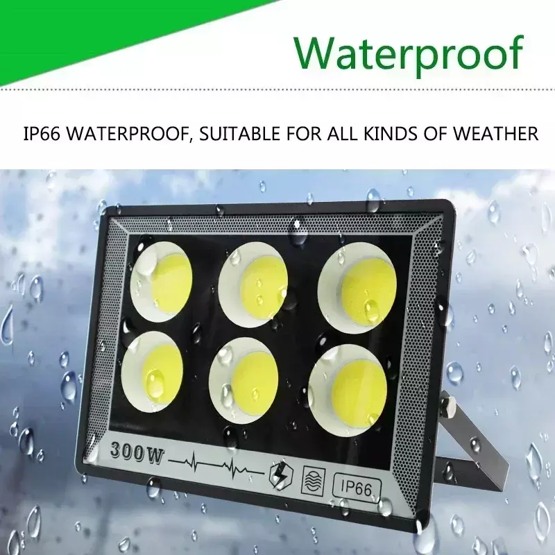 AC LED FloodLight Waterproof High Bright Outdoor Garden Projector Lighting Spotlight Wall Flood Lights 50W 100W 200W 300W 500W