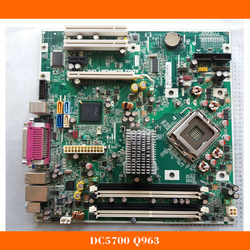 Placa-mãe do desktop para hp dc5700 q963 404794-001 404166-001 sistema mainboard totalmente testado