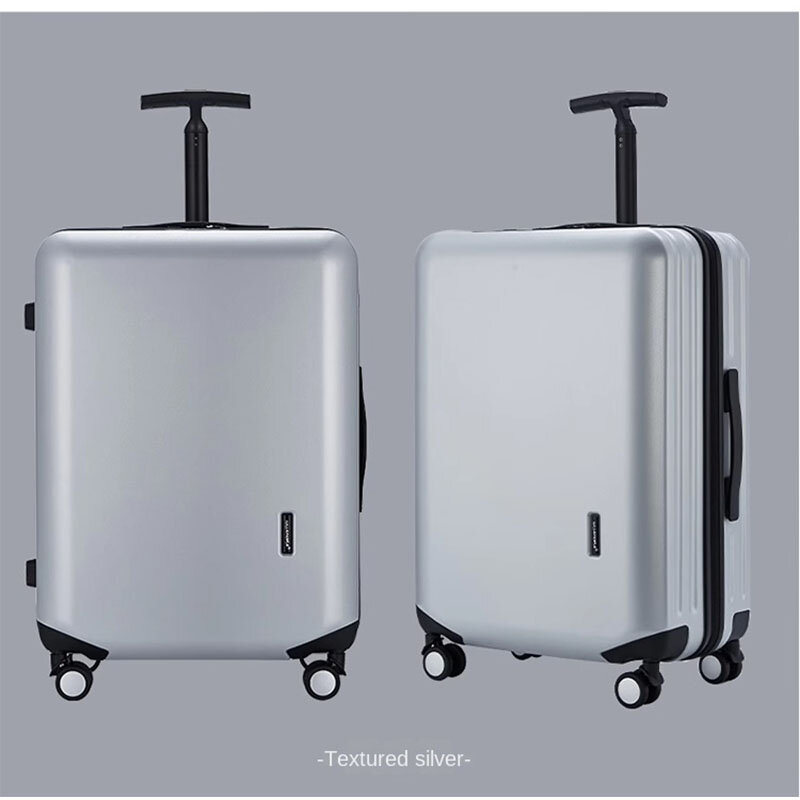 New Fashion Luggage Women 20'' 28'' Lightweight Suitcase Single Pole Password Trolley Case Men Travel Suitcases with Wheels