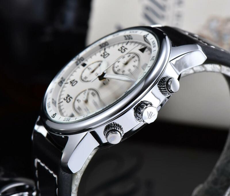Luksusowy zegarek dla mężczyzn kwarcowy z chronografem sportowy wodoodporny zegarek męski moda militarna zegarek ze stali nierdzewnej