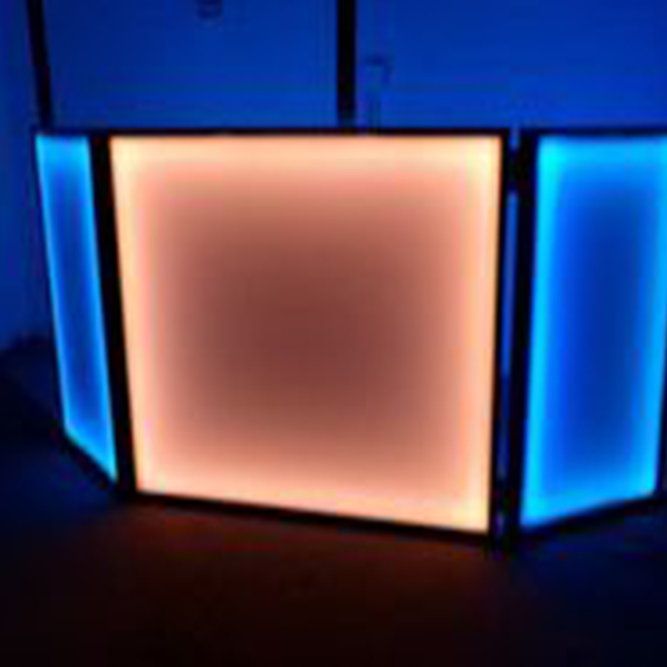 메탈 프로 커스텀 곡선 접이식 소형 LED 픽셀 DJ 부스 시스템 판매