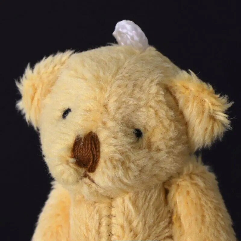 Y1UB – ours en peluche, 5 pièces, joli ornement pour porte-clés, décoration à main, accessoires pour porte-clés, cadeau F