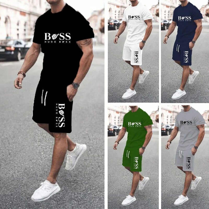 2024 men's short sleeved T-shirt, summer casual, 3D digital printing, fashionable and sporty