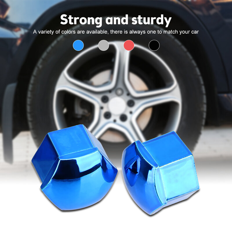 Tapas de tuercas de rueda de coche, cubiertas de protección de 17/19/21mm, antióxido, cubierta de tornillo de cubo automático, perno Exterior