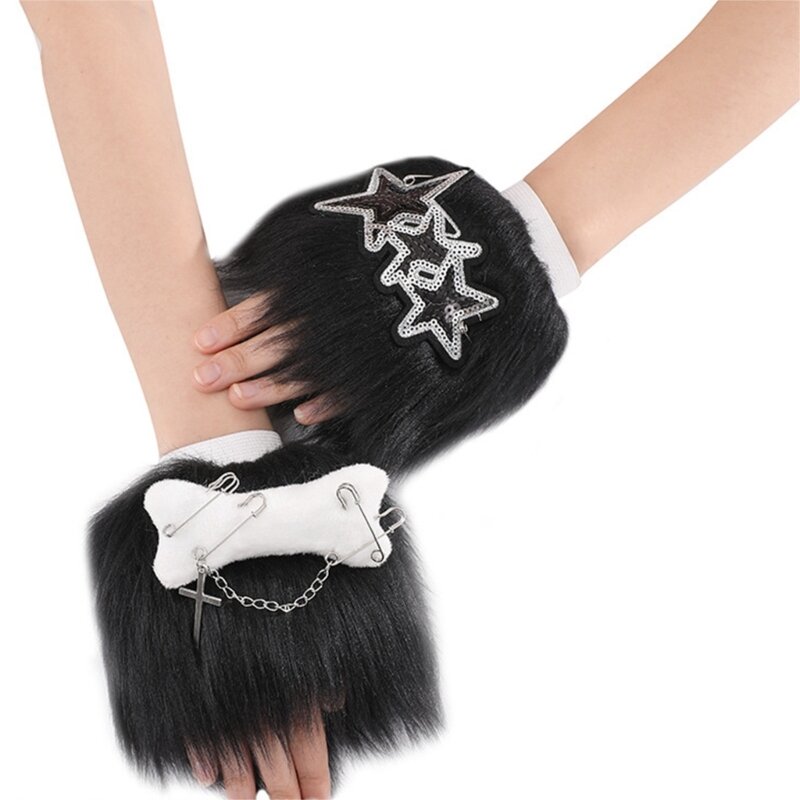 Stern-Manschetten-Ärmel, warme Arm-Manschette, Handgelenk-Abdeckung, elastisches Armband, Arm-Dekorationen
