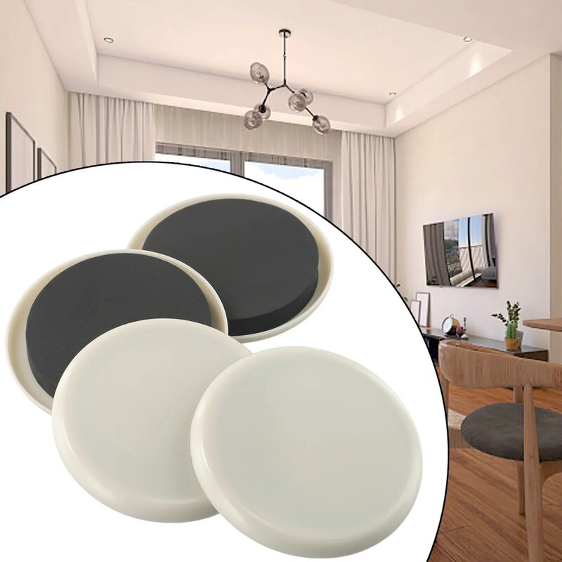 4pcs Thick Felt Furniture Sliders Pads Hardwood Floors Protector No-Slip Sofa Bed Table Chair Leg Cover Cap For Heavy Furniture