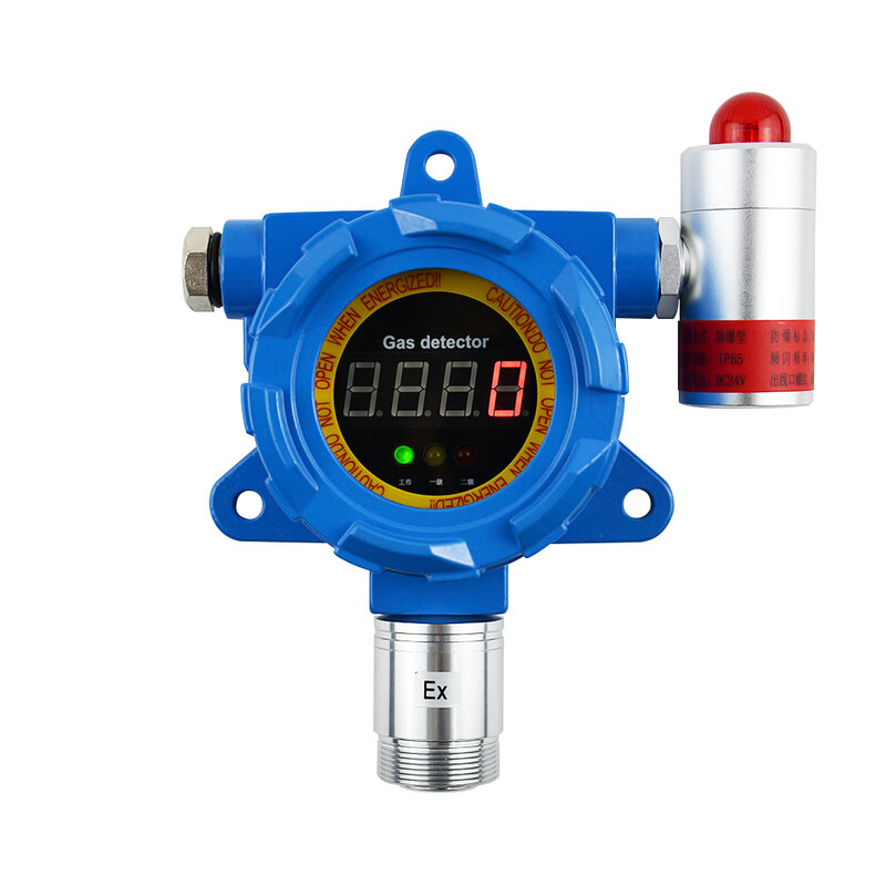 UpgradeATEX-Sensor de detección de fugas, Detector de alarma de Gas Combustible, a prueba de explosiones, fijo, CH4, LPG, LEL, CE