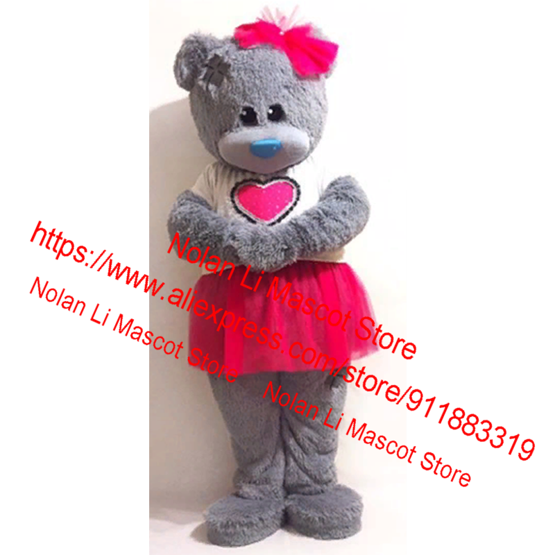 New Teddy Bear Mascot Costume Cartoon Set Wedding Amulet Carnival Doll Cosplay Game Party Event Birthday Gift 1276