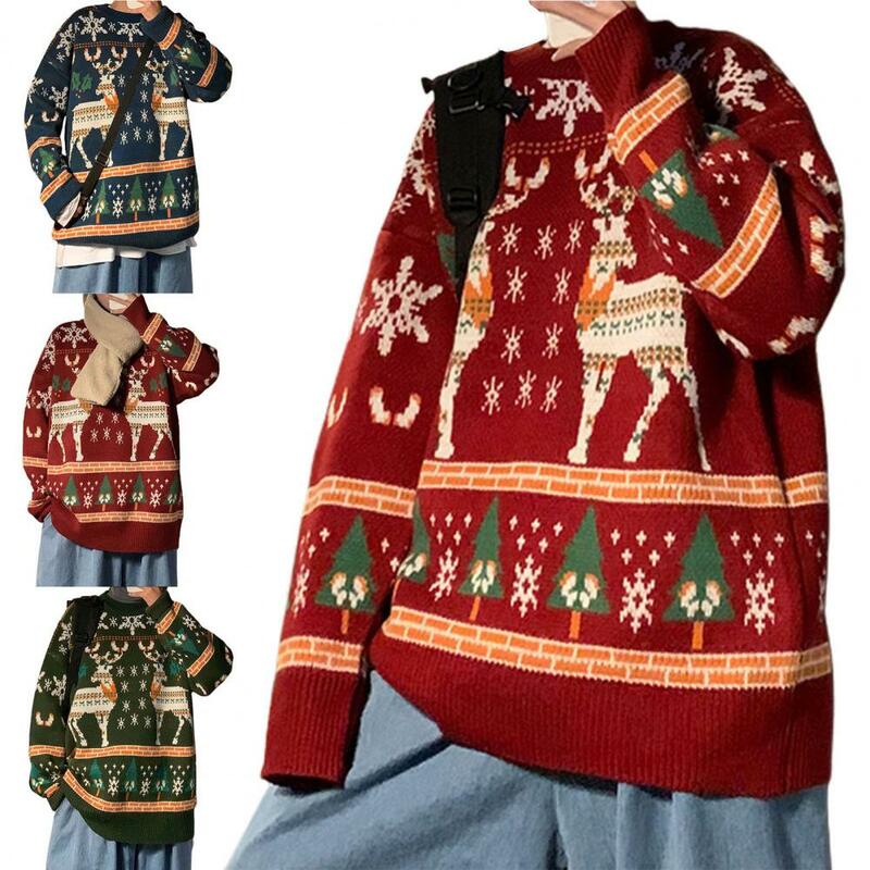素晴らしい肌に優しいクリスマスセーター、新年のプルオーバー