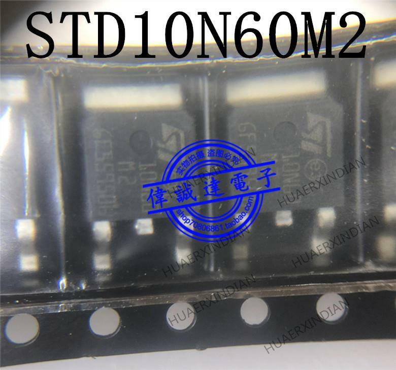 Новый оригинальный STD10N60M2 10N60M2 10N60 600V 7.5A TO-252