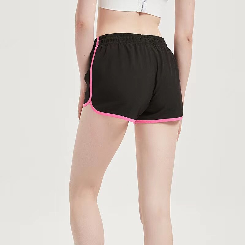 Pantalones cortos deportivos de verano para mujer, ropa deportiva de secado rápido, transpirables, para entrenamiento de gimnasio