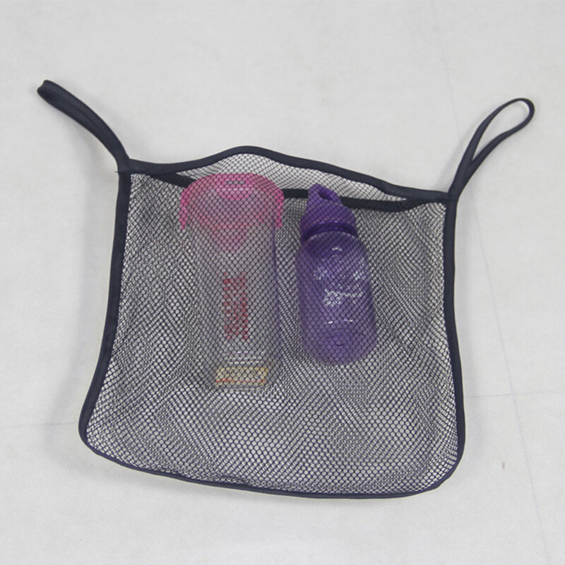Baby Car Bag Stroller Accessories Magnetic Baby Stroller Trolley Net Pocket Organizer Mesh Bottle Diaper Hanging Storage Bag
