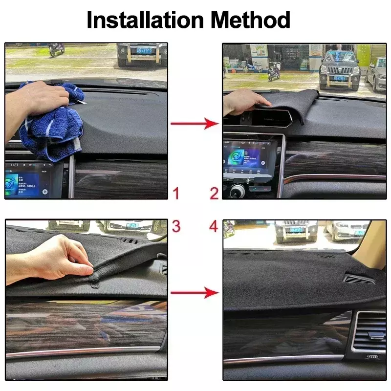 Car Dashboard Cover For Suzuki  ignis 2016 - 2024 Center Console Protector Carpet Dashmat Sun-shade Accessories 2023 2022 2021