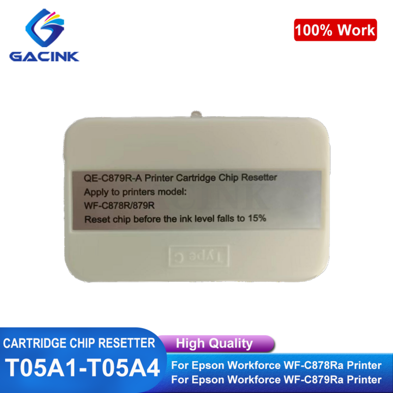 T05A1-T05A4 T05B1-T05B4 Ink Cartridge Chip Resetter For Epson WorkForce WF-C878Ra WF-C879R Chip Resetter For Europe/JAPEN Area