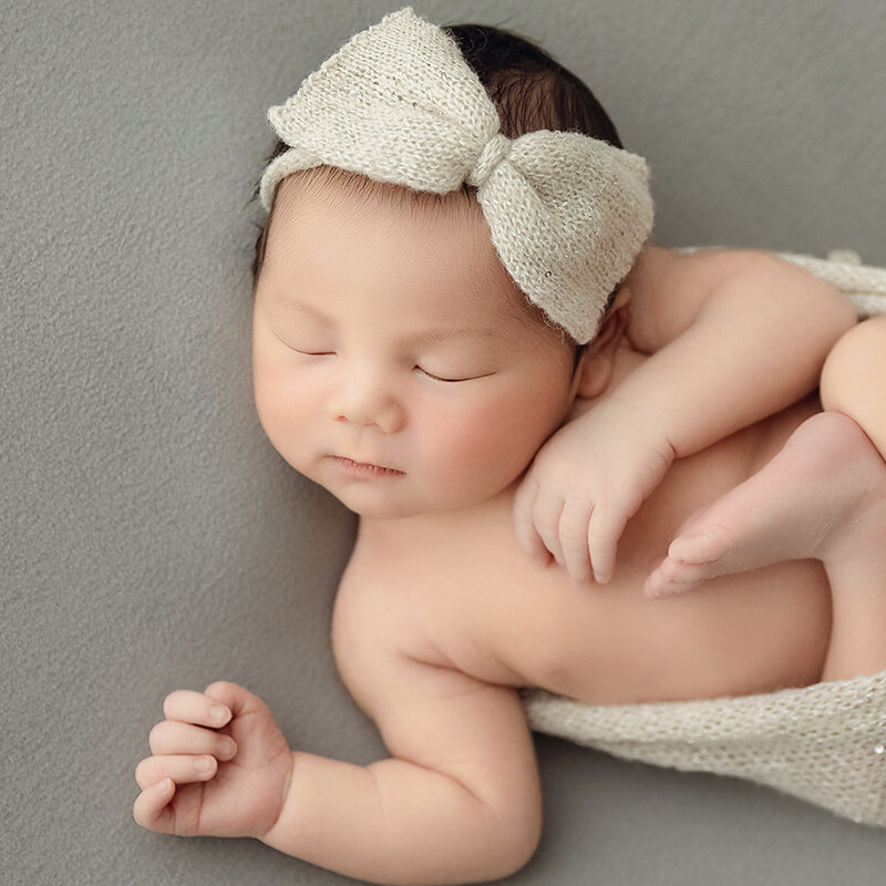 Baby Fotografie Requisiten Kostüm zubehör Neugeborene Mädchen Kleidung Hut Baby Wickel decke Bogen Tiara Kostüm zum Filmen Requisiten