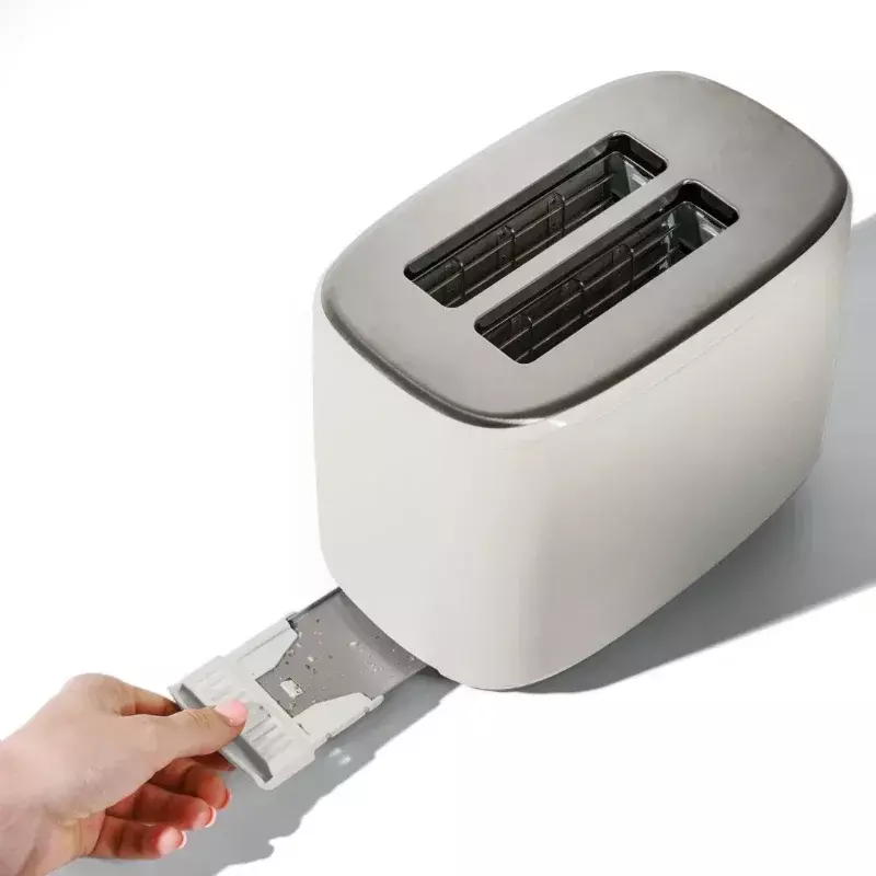 HAOYUNMA 2 plasterek tostera z ekranem dotykowym, biały lukier przez Drew Barrymore wielofunkcyjny urządzenie śniadaniowe