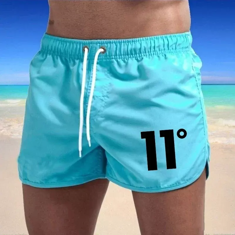 กางเกงว่ายน้ำพิมพ์ลาย11ลายสำหรับผู้ชายกางเกงว่ายน้ำขาสั้นเดินชายหาดกางเกงขาสั้นบุรุษใหม่ Surf ฤดูร้อน