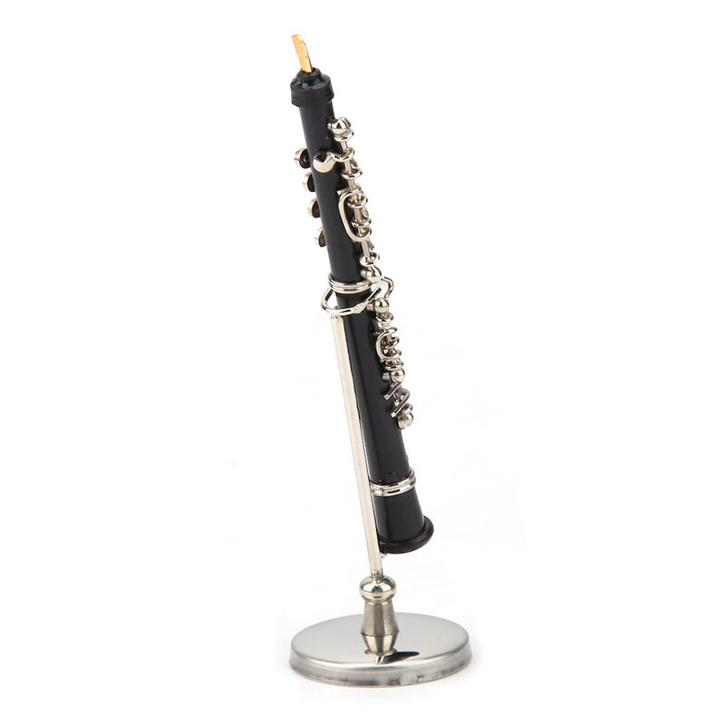 Mini Oboé Clarinete Modelo, Instrumento Musical, Desktop Ornamentos, Exibição, Decoração do lar, Presentes