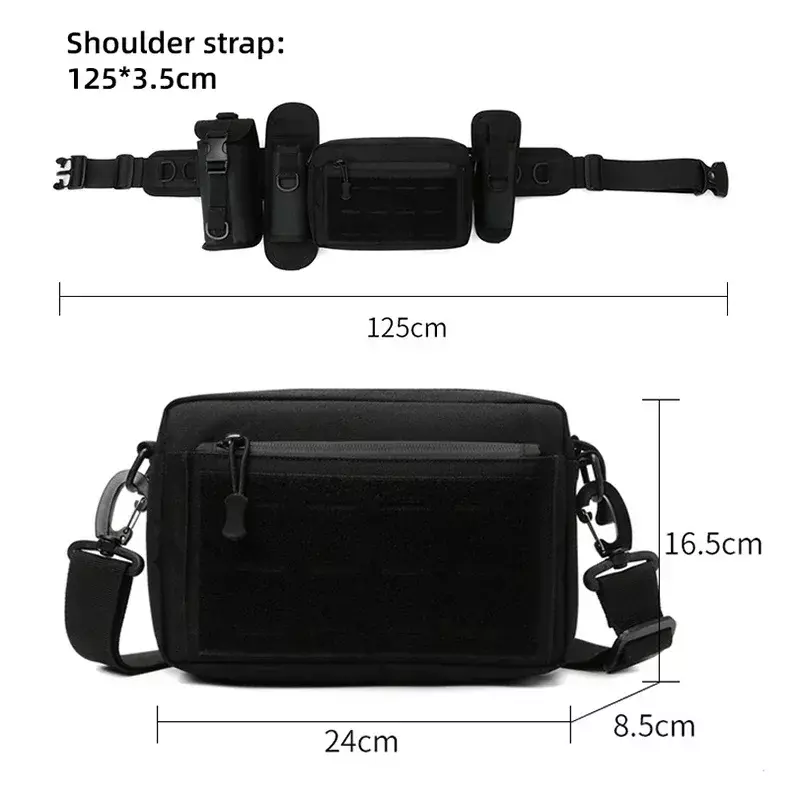 Outdoor Hiking Climbing Bag Insert Fishing Rod Riding Lure Pack Sports 2024 New Waist Bags Chest Belt Camping Men Male bolsos