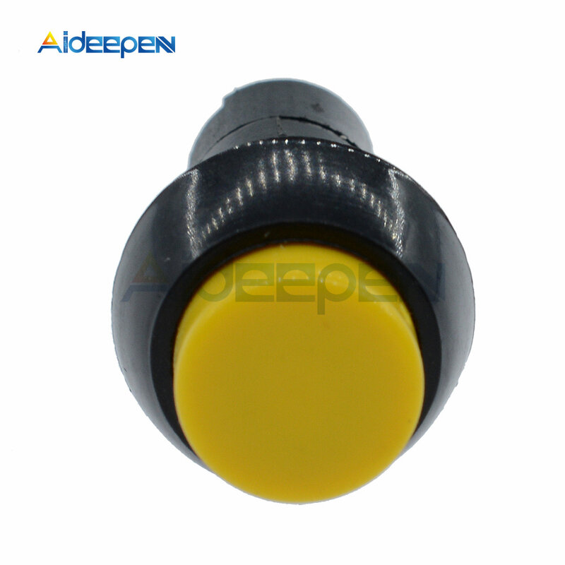 1PC PBS-11B 12mm Self-Recovery Plastic Push Button Switch Momentary Switch 3A 250V AC 2PIN 5 Color