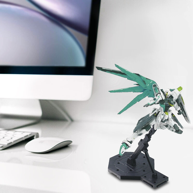 Besegad Verstelbare Action Figure Model Ondersteuning Display Standhouder Base Beugel Voor 1 \ 144 1 \ 100 Mg Hg bb Gundam Speelgoed