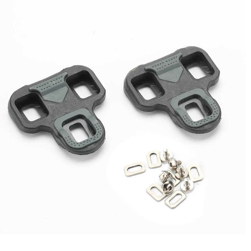 Rrskit Bicycle Pedal Cleats Road Bike Self-Locking Plate For KEO Ultralight Cycling Pedal Shoes Cleat Floating For Wellgo RC7