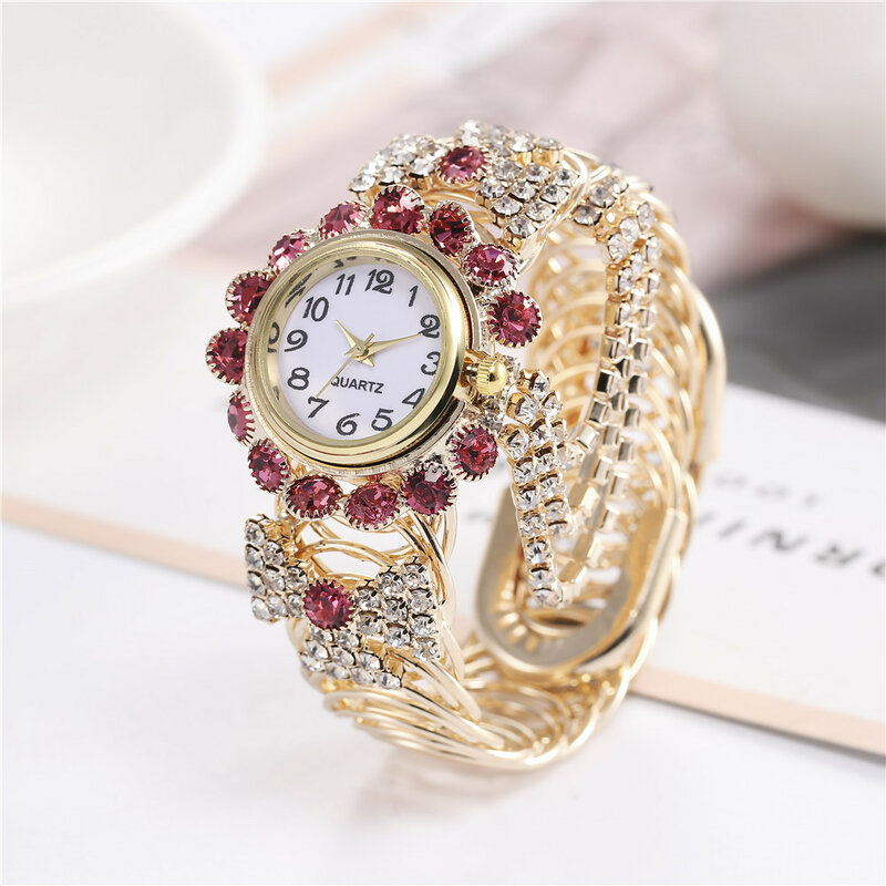 Modny zegarek kwarcowy na bransolecie zegarki damskie luksusowy top marka kreatywne modele kobiet zegarek na bransoletce 2024 Femme prezent Reloj Mujer