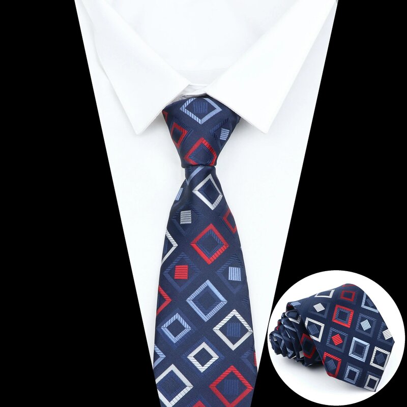 52 style męski krawat modne kwiatowe paski nadruk w szkocką kratę krawat żakardowy akcesoria odzież na co dzień krawat wesele prezent dla człowieka