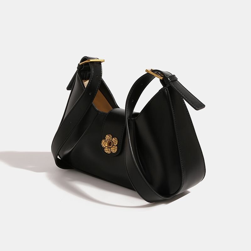 Pu Leather Women Fashion Underarm Shoulder Bags Classic Solid Color Handbags Casual Versatile Crossbody Bag Luxury 2024