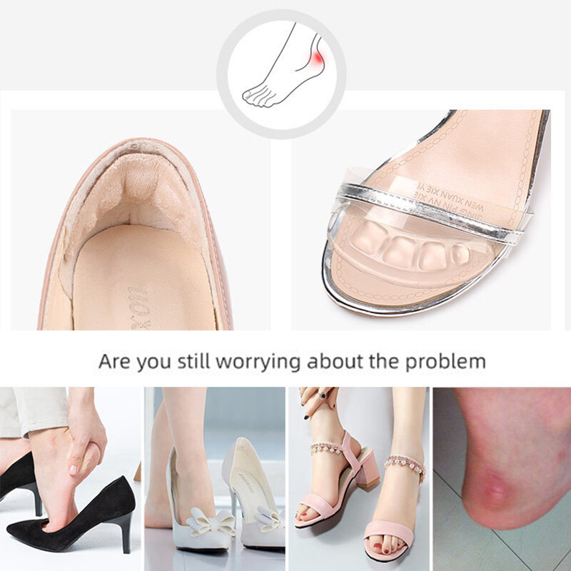 Silikonowe antypoślizgowe przednie stopy damskie wysokie obcasy wkładki ulga w bólu wkładki klej w żelu wstawki sandały klapki podnóżek